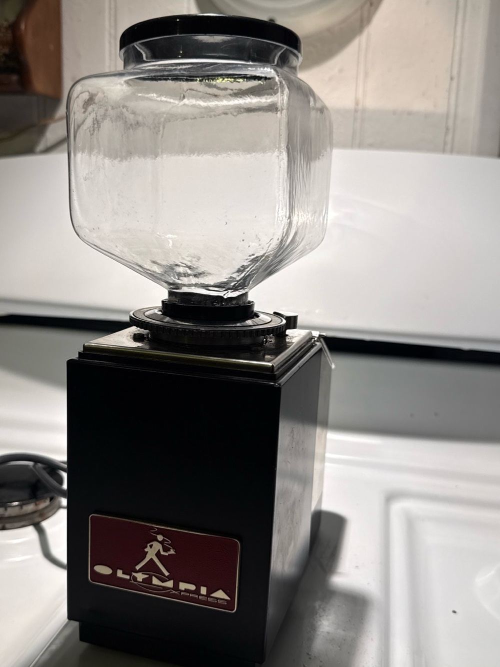 Vintage Olympia Moca Express Burr Grinder in Excellent Condition